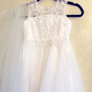 Joan Calabrese first communion flower girl dress 5